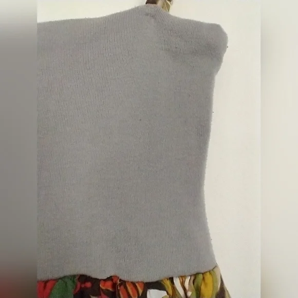 60"s 90's Vintage Retro Fairycore Cottagecore Grunge Floral Dress Size Small - Picture 5 of 8